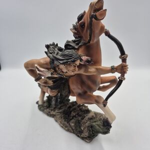 Native American Warrior Figurine 1998